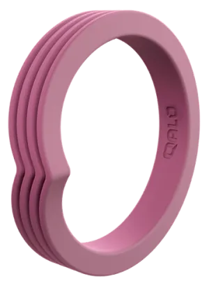 Women's Stackable Peak Silicone Ring